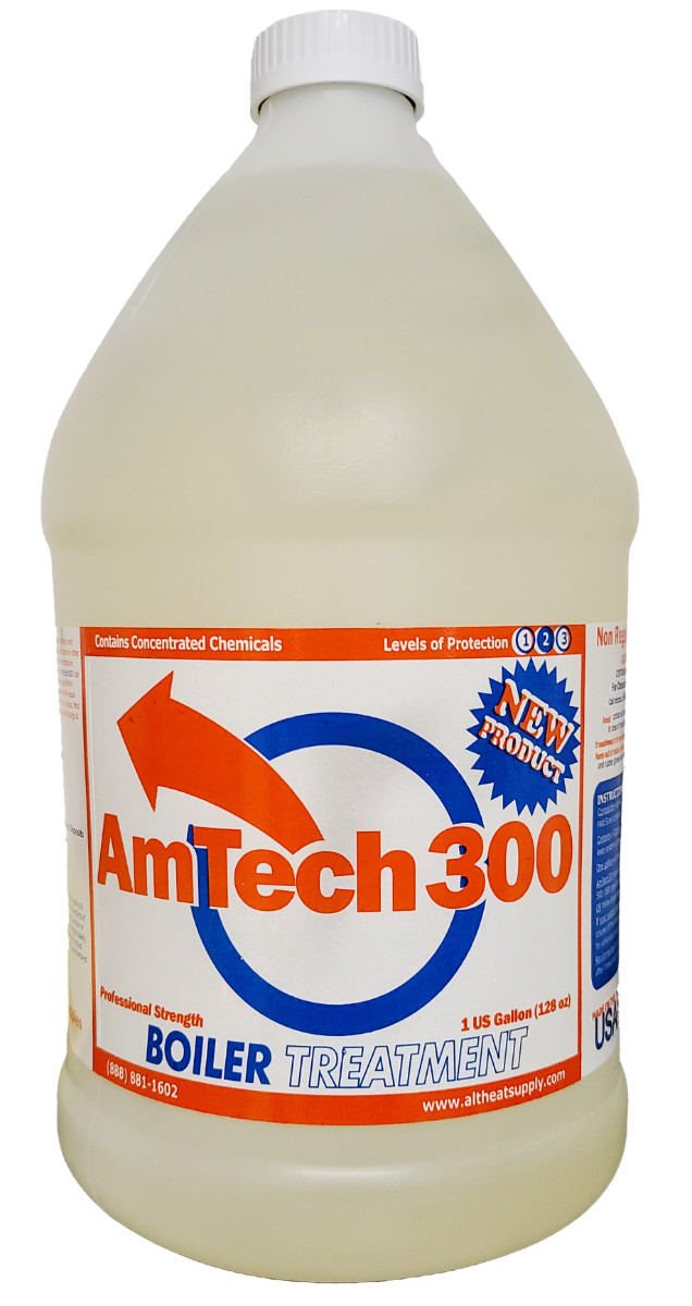 Amtech 300 Outdoor Wood Boiler Water Treatment, Corrosion Inhibitor, 1 Gallon