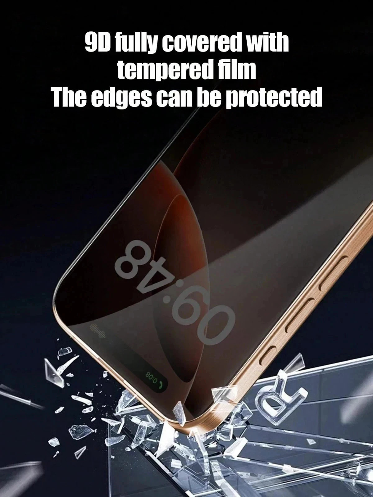 Privacy Screen Protector For iPhone 13 14 15 16 17 Pro Max Air Edge Full Cover