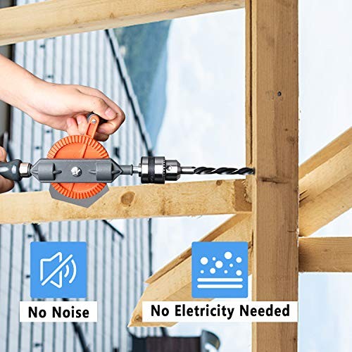 Hand Drill Akamino Powerful and Speedy Manual Hand Drill with Anti Slip Handle