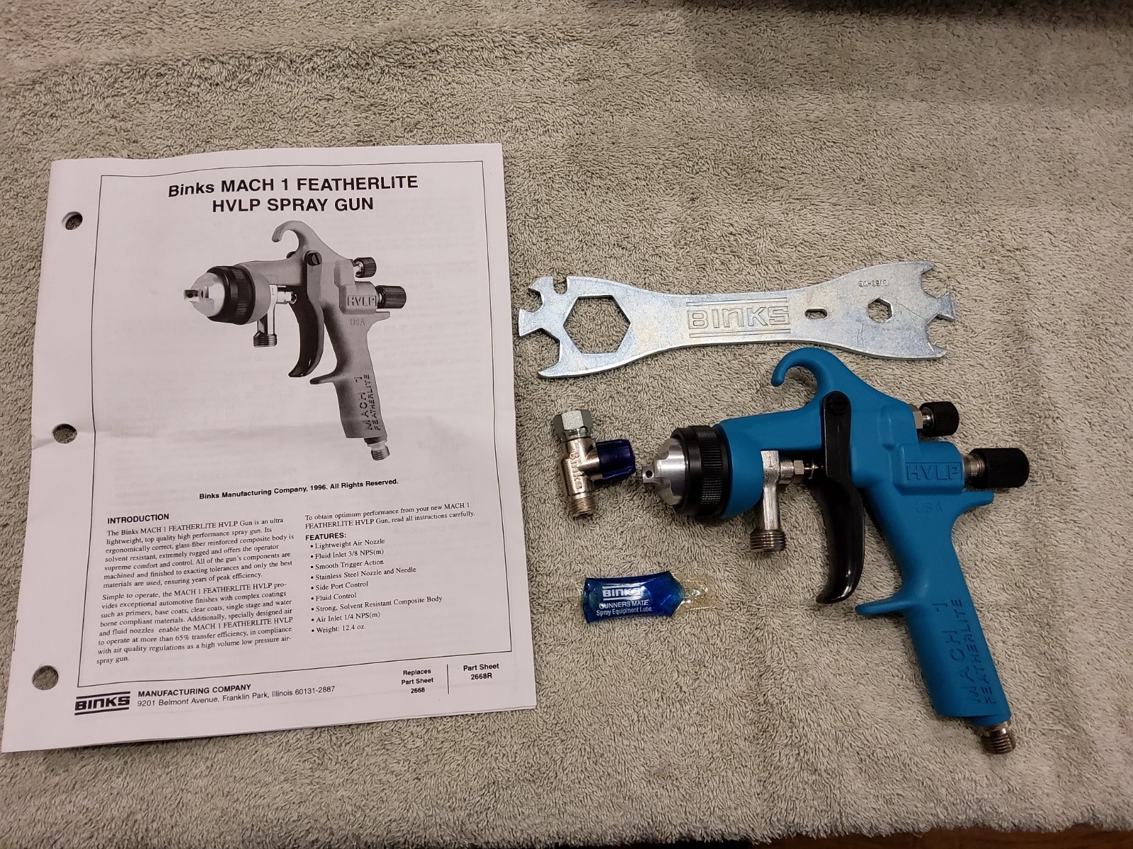 New Binks Mach 1 Featherlite