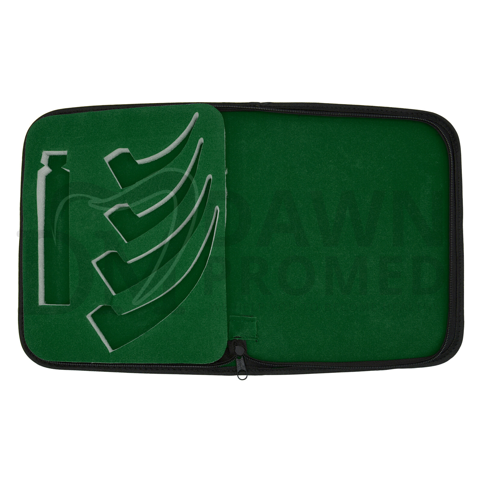 5 Pcs Macintosh Laryngoscope 4 Fiber Optic Blade & 1 Handle W/FREE Case German G