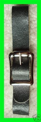 Watch Fob Straps (1 New 1/2 Black Leather)