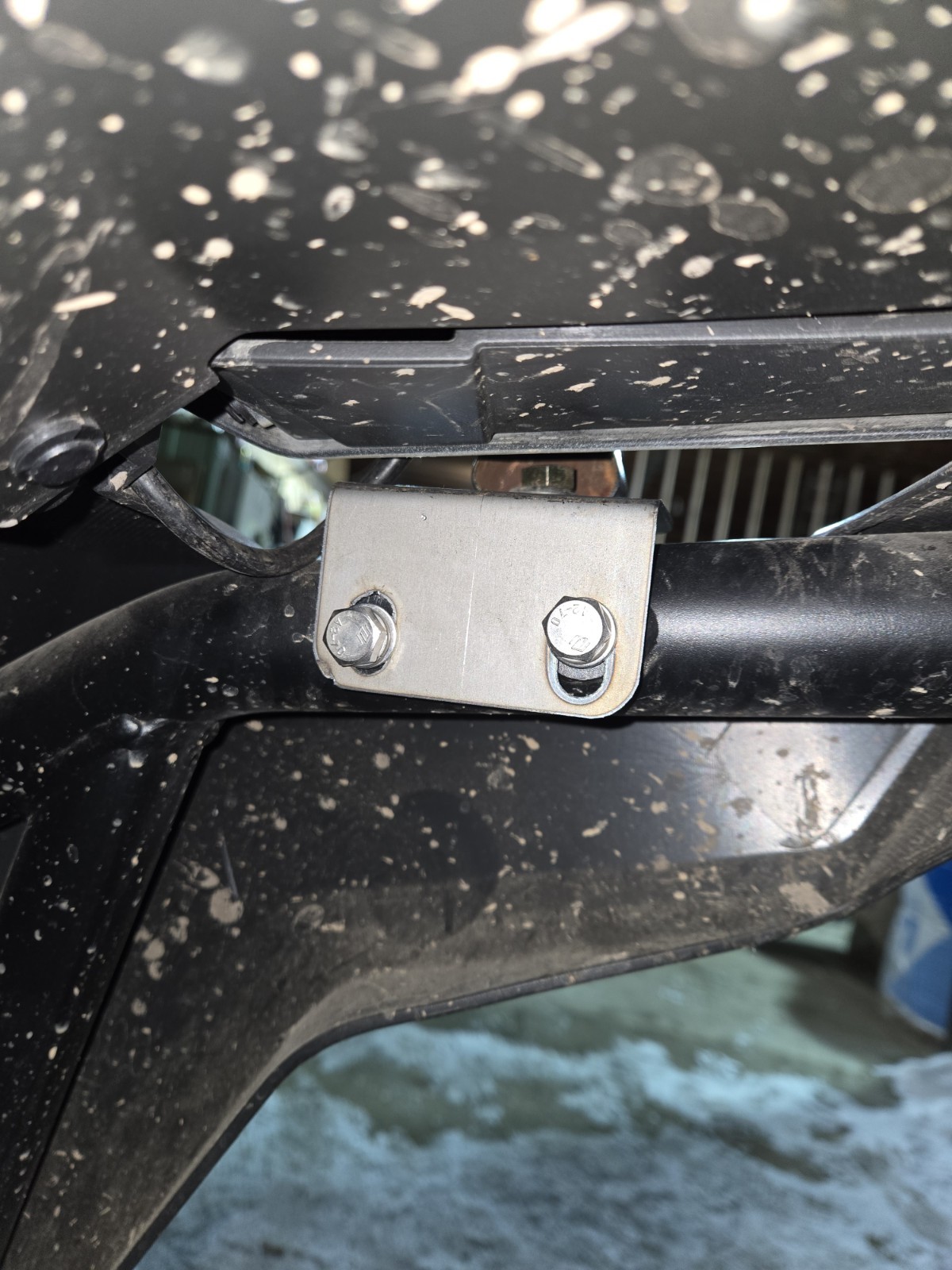 CF MOTO UFORCE 1000 AND 1000XL FRONT POD LIGHT RAW STEEL BRACKETS