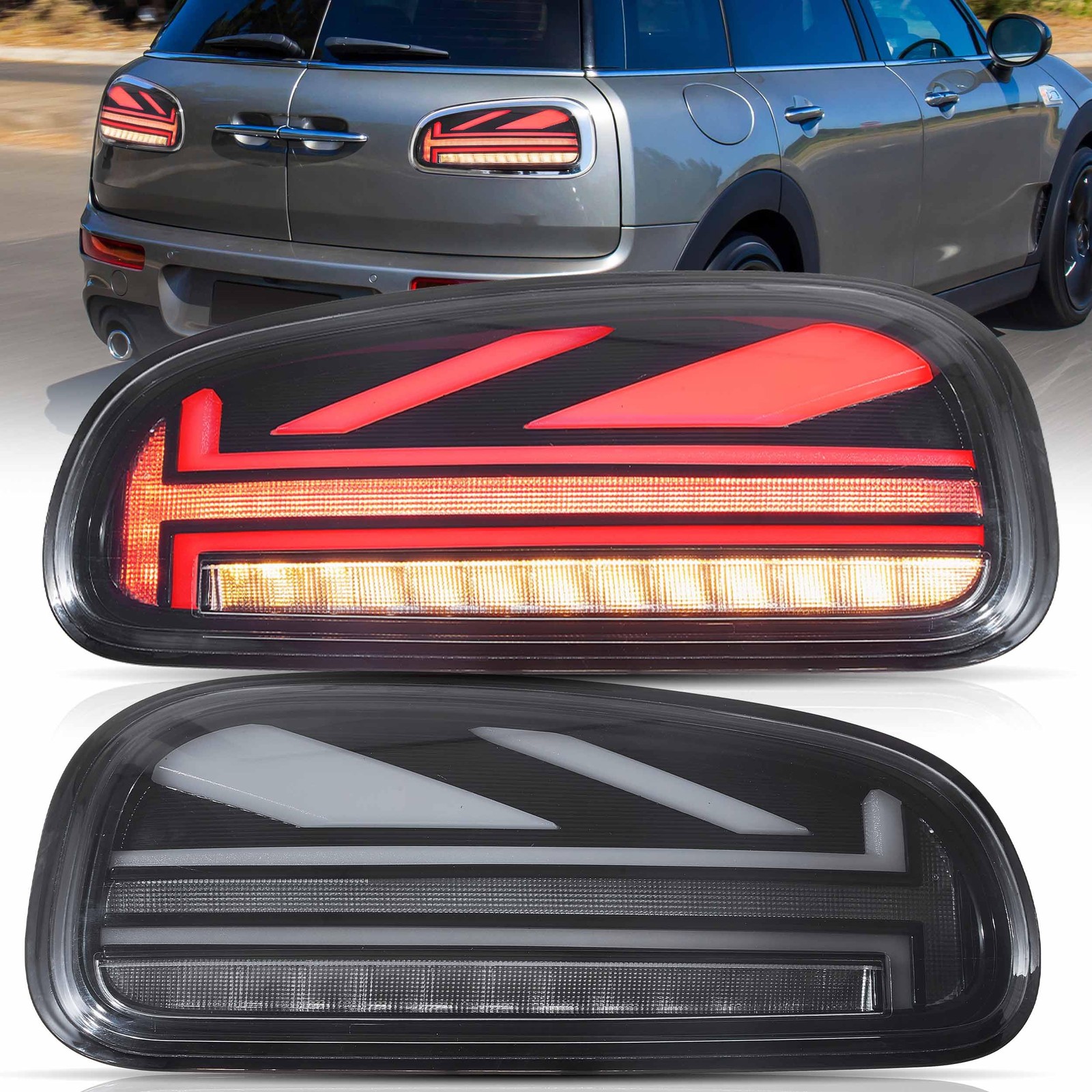 Taillights Fit for 2015-2023 BMW Mini Clubman F54 LCL F54 F54N, Smoked