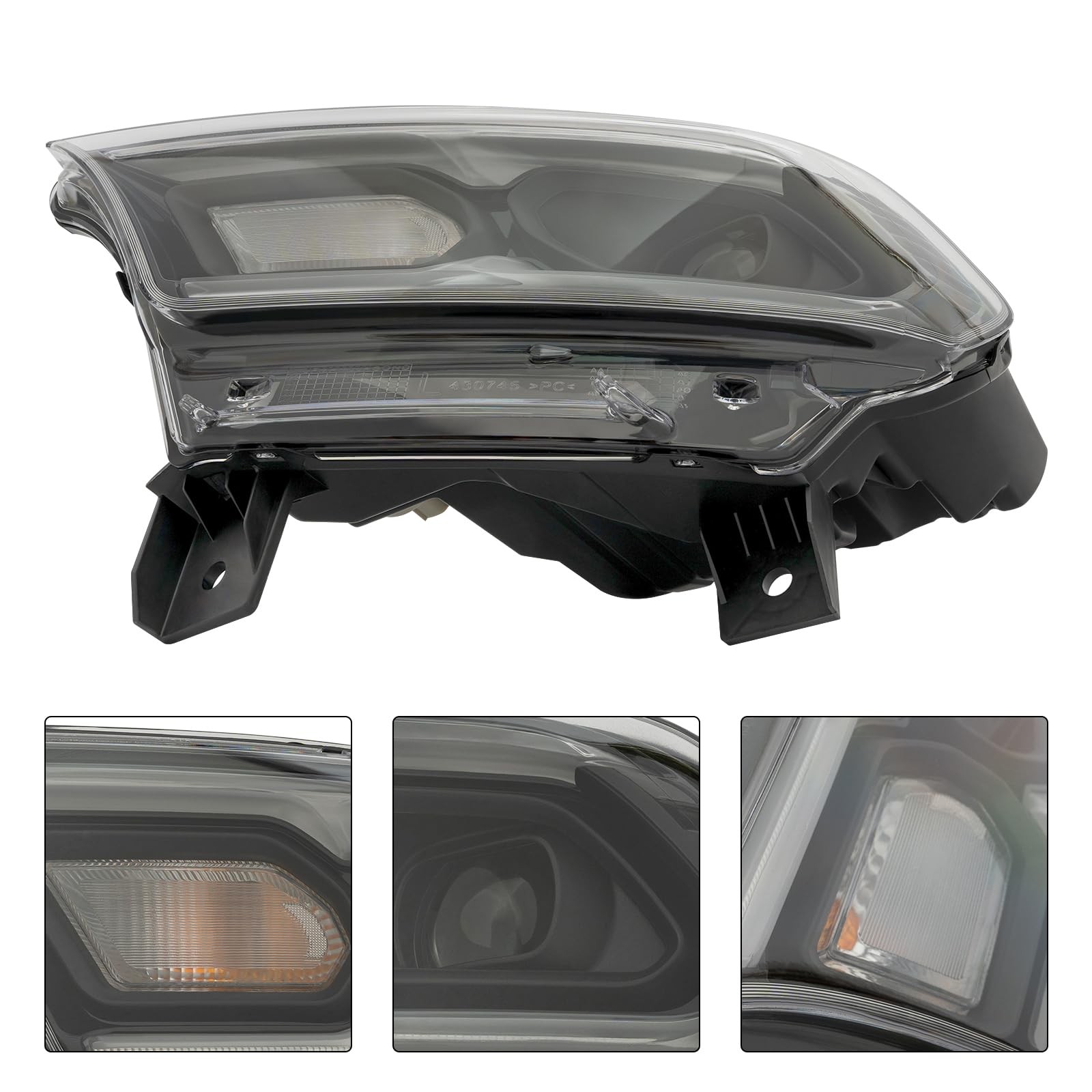 For 2021-2023 Dodge Durango Headlight Assembly - LED+Halogen Headlamp Left Side