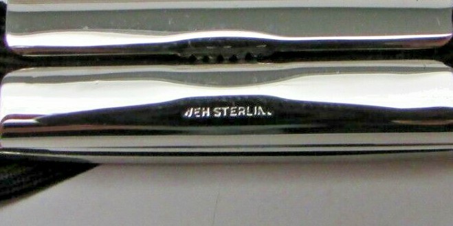 WEH Hayward Vintage Sterling Silver 2.5" Pocket Knife w/ Hard Case, New