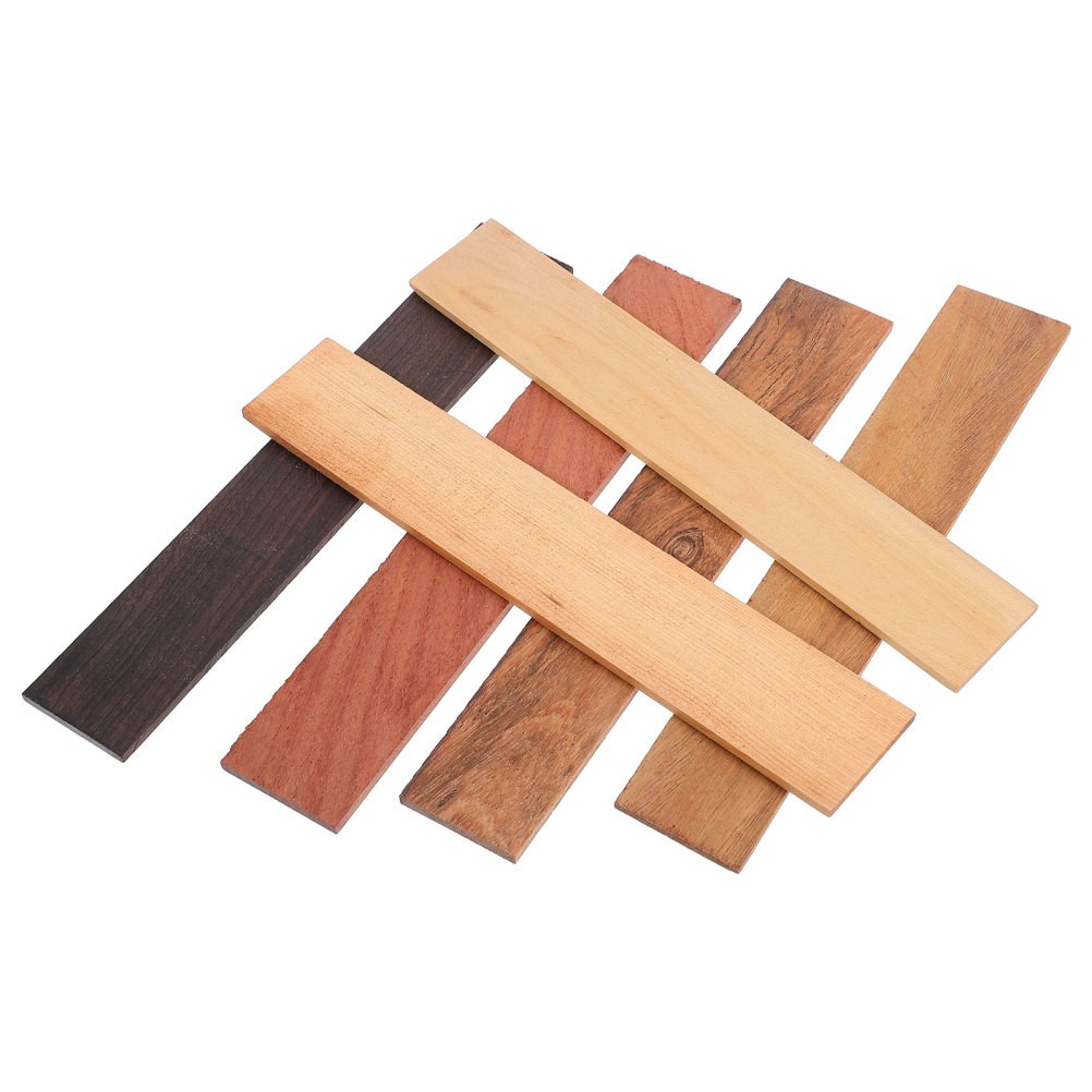 6Pcs Textured Wood Board for DIY Crafts and Garden Bench Replacement