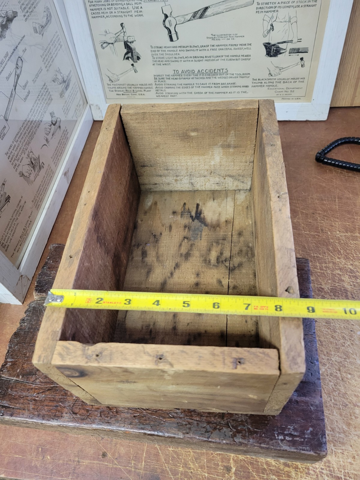 Antique The Stanley Works, Stanley Hardware, Shipping Crate