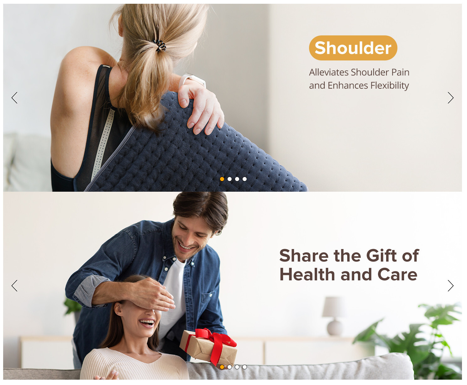 Heating Pad for Back Pain Relief, 33'' x 17'' XXXL Electric Heating Pad for Neck