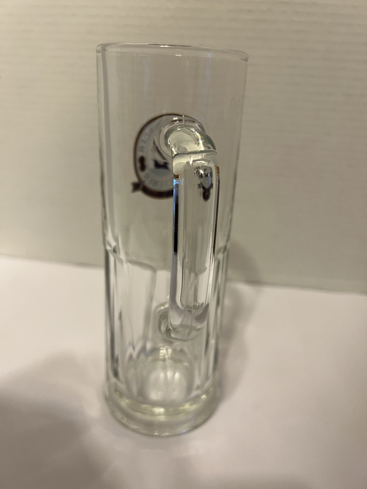 Flensburger Pilsener Herbwurzig & Frisch 0.5 L Beer Mug 8" Tall-Slender-German