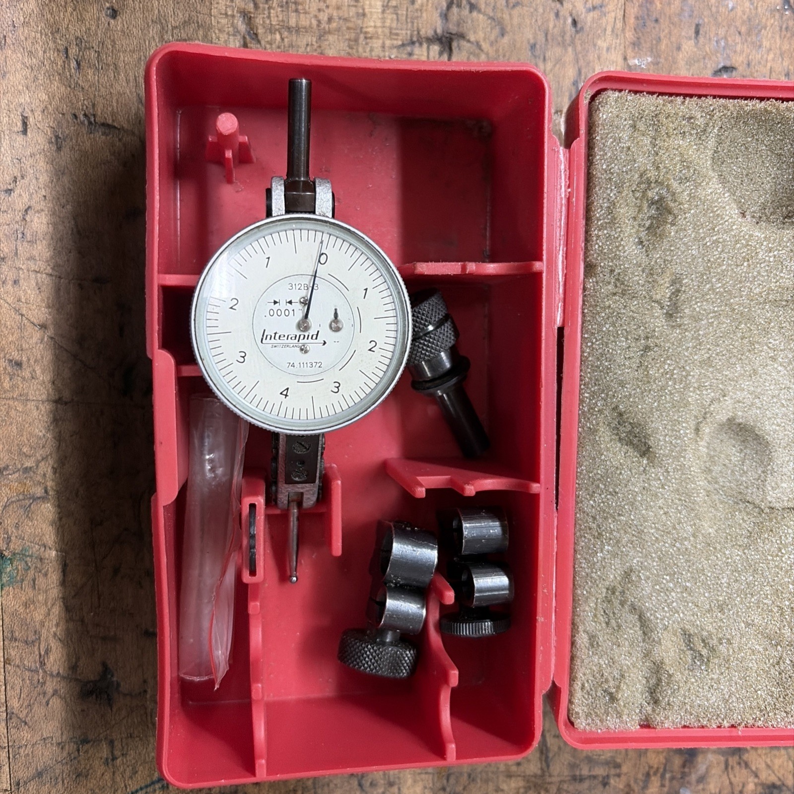 Interapid  312B-3 .0001 74.111372 Horizontal Dial test  Indicator
