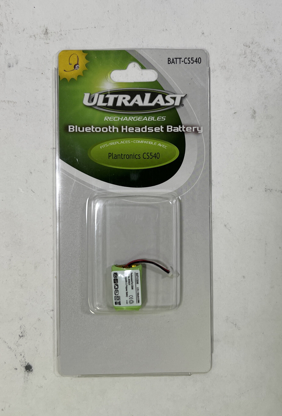 Replacement Spare Battery for Plantronics CS540 Wireless Headset Headphones