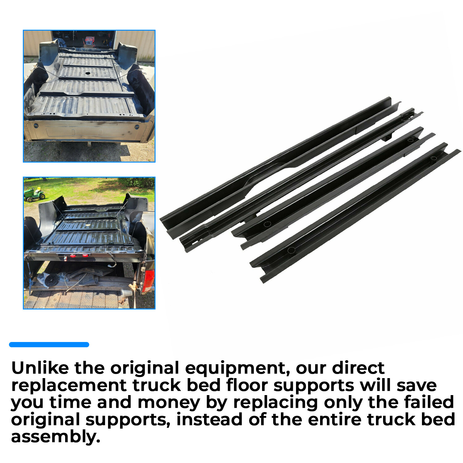 Bed Truck Floor Support Crossmember For 99-17 Ford F250 F350 Super Duty