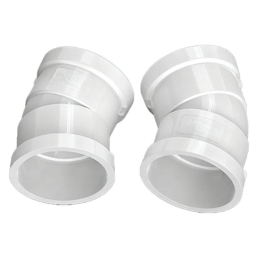 PVC Drain Pipe Coupling Connector Plumbing Fitting Elbow Various Angles / Size