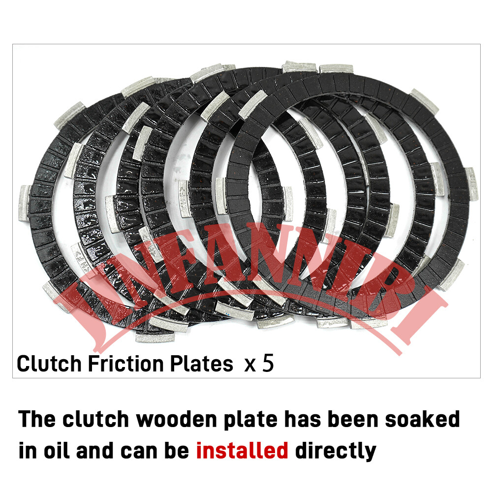 Clutch Plates w/ Springs Gaskets Kit for Kawasaki KX80 KX85 KX100 KX112 1998-24