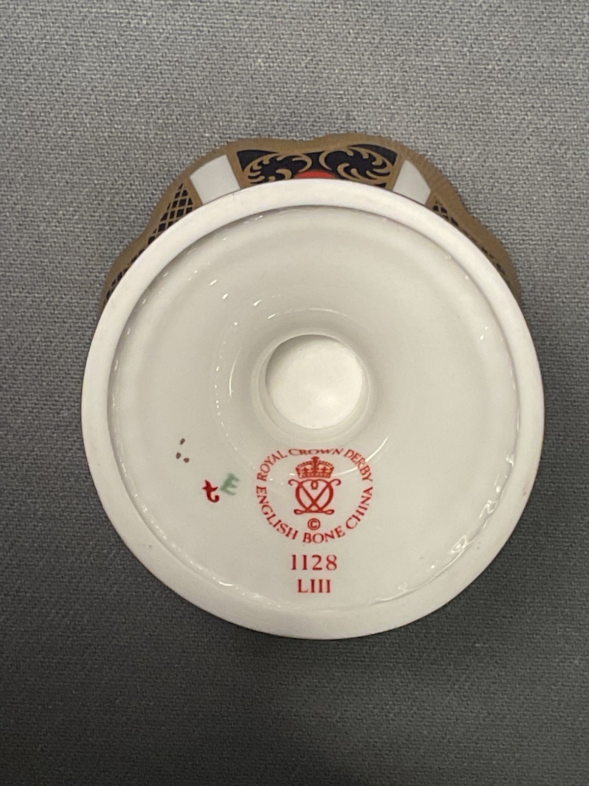 Royal Crown Derby - Old Imari - Solid Gold Band - Egg with Stand