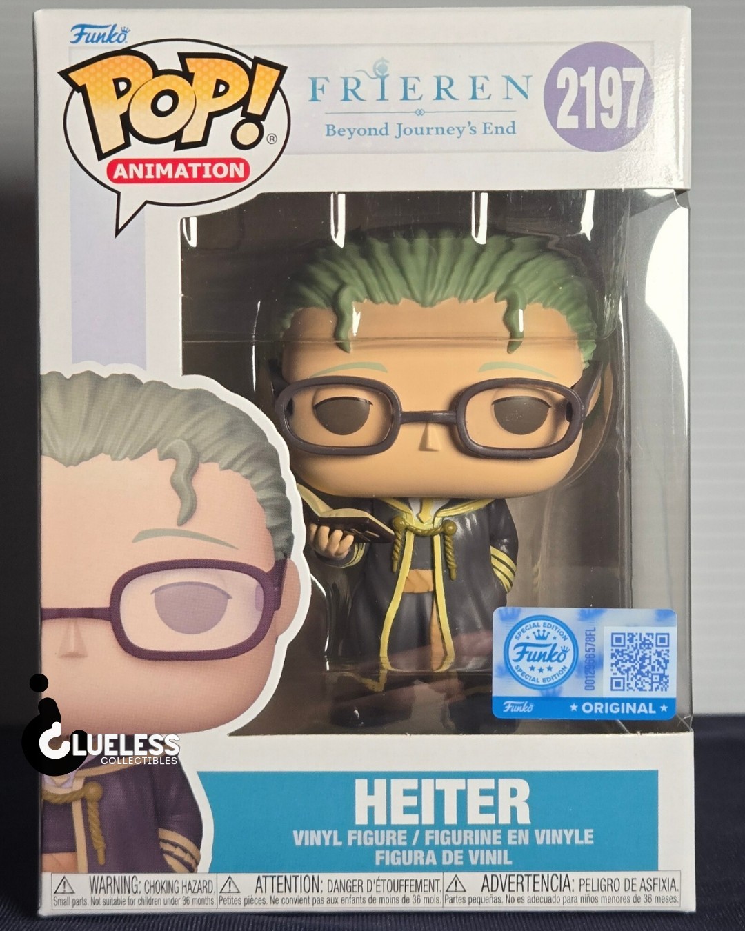 Funko Pop! Frieren: Heiter 2197 Exclusive And Pop Protector