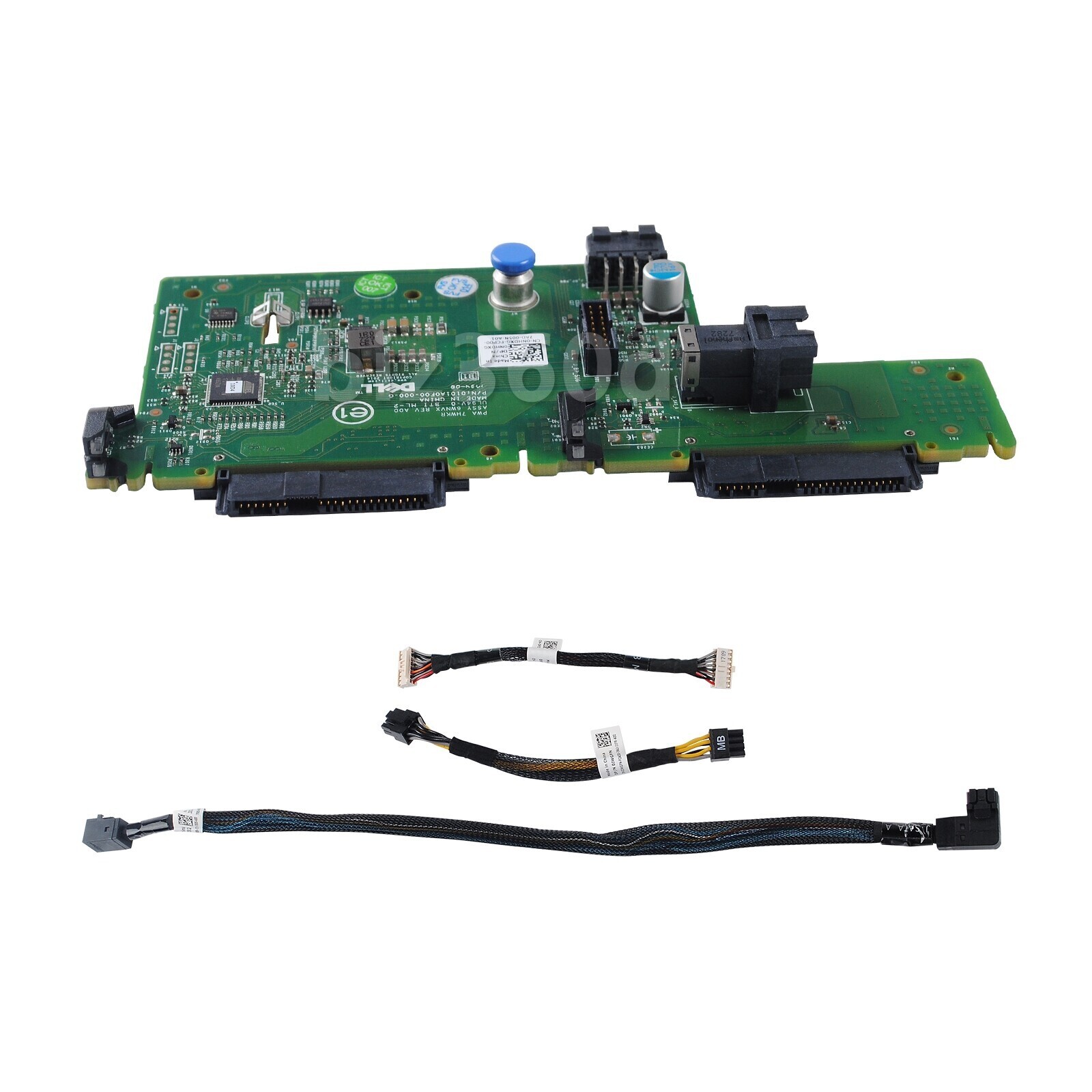 Dell R730xd 2x 2.5" SFF Rear Flex Bay HDD Backplane with Cable 6WNVX NHDXG USA