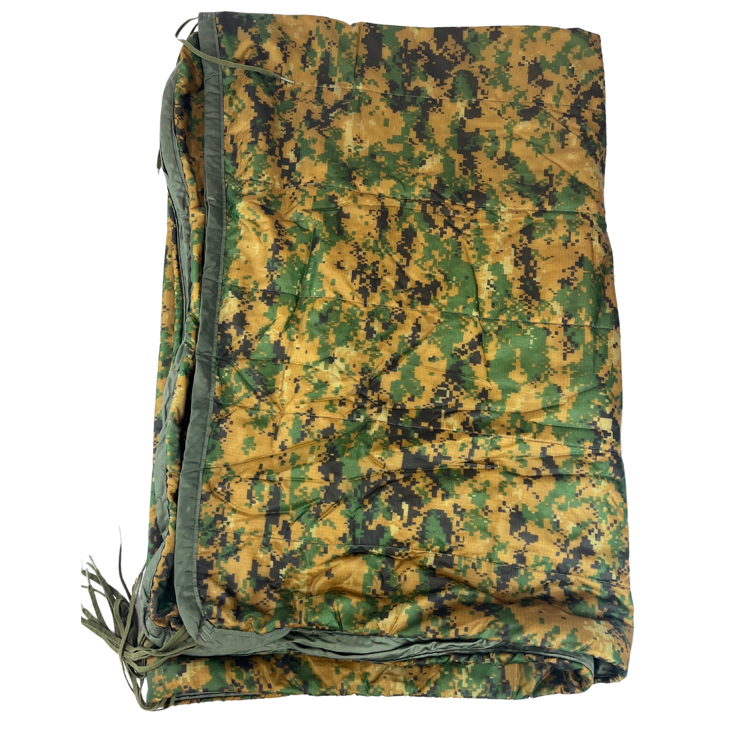 Woodland Marpat Woobie / Poncho Liner W/Zipper - Used Serviceable *mocinc.1982*