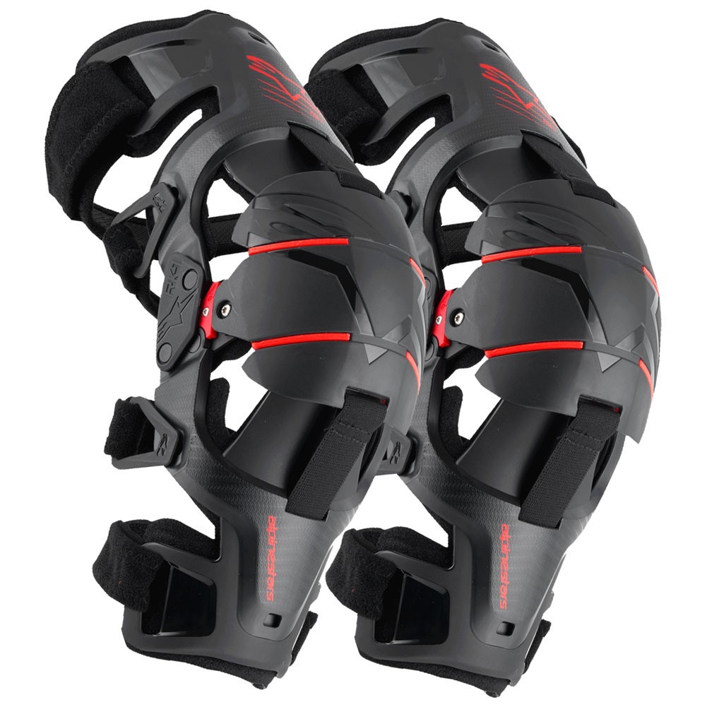 Alpinestars RK-1 Plasma Knee Brace, Black and Red Size Large/X-Large