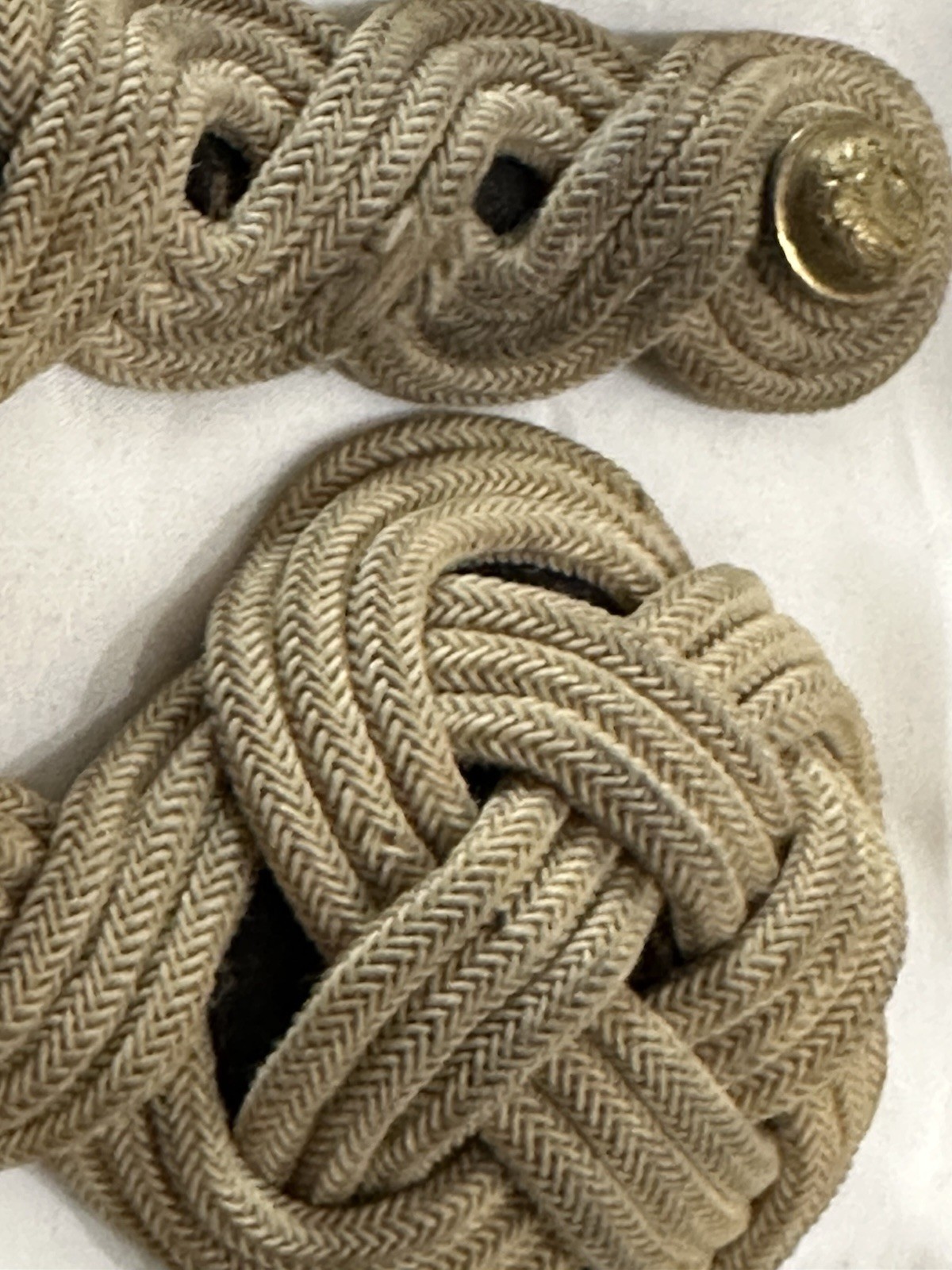 Pair Quartermaster M1885 Musicians Dress Knotts. A Very Rare Collectible.