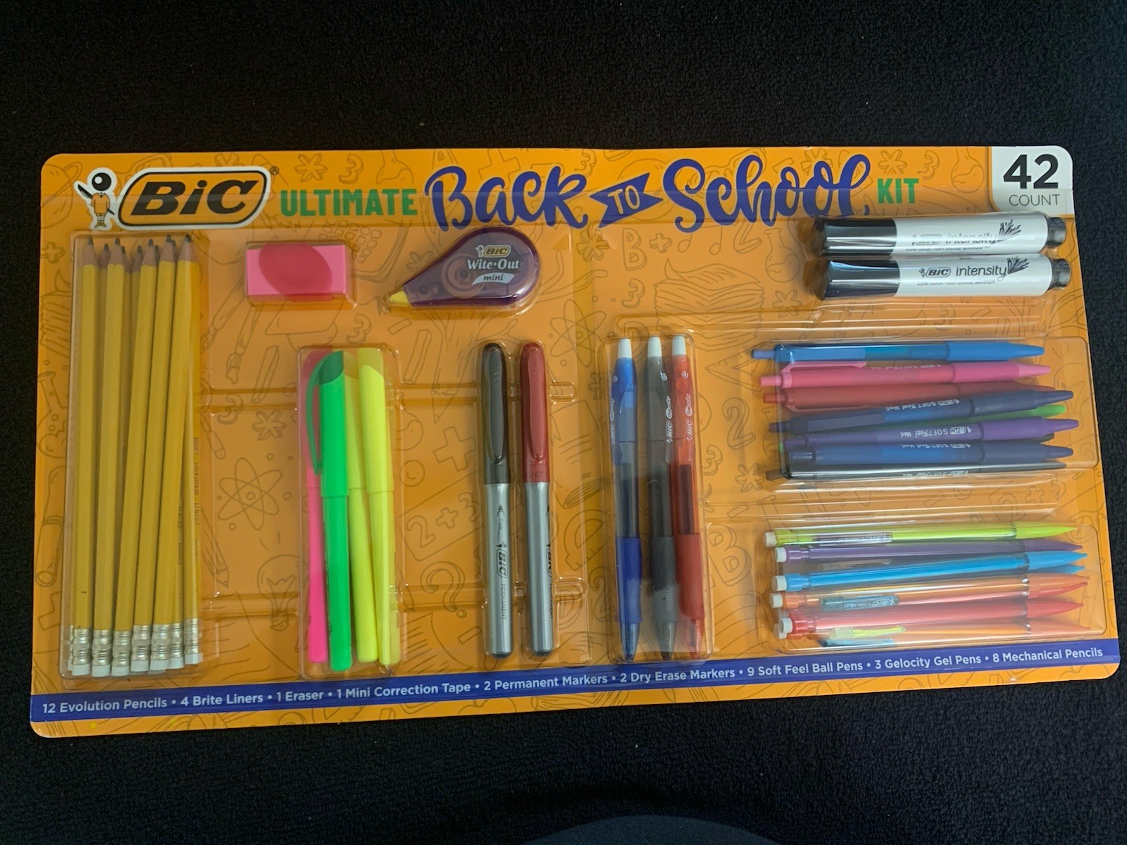 Ultimate Back to School Supply Bundle Kit 180 Items Elmer Ticonderoga Bic etcNEW