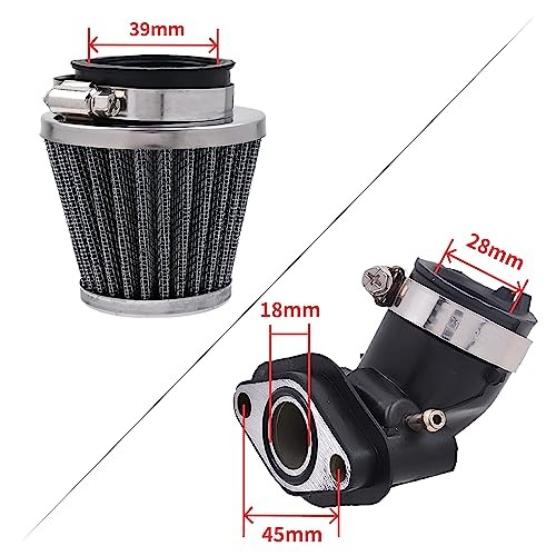 50cc Carburetor for 49cc 50cc GY6 4 Stroke Scooter Taotao Go Kart Moped PD18J