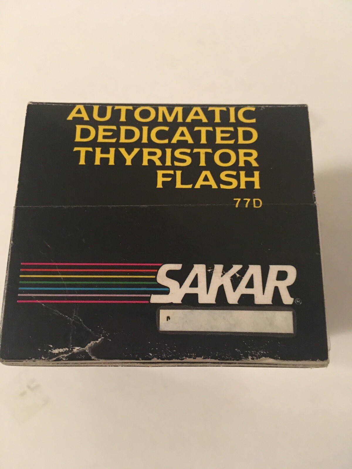 New Sakar Automatic Dedicated Thyristor Flash 77D Original Box Paperwork