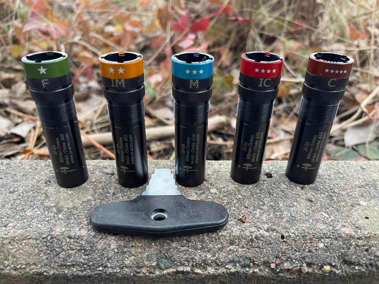 20 Ga MOBIL choke extended none ported black choke 5-set Billman™