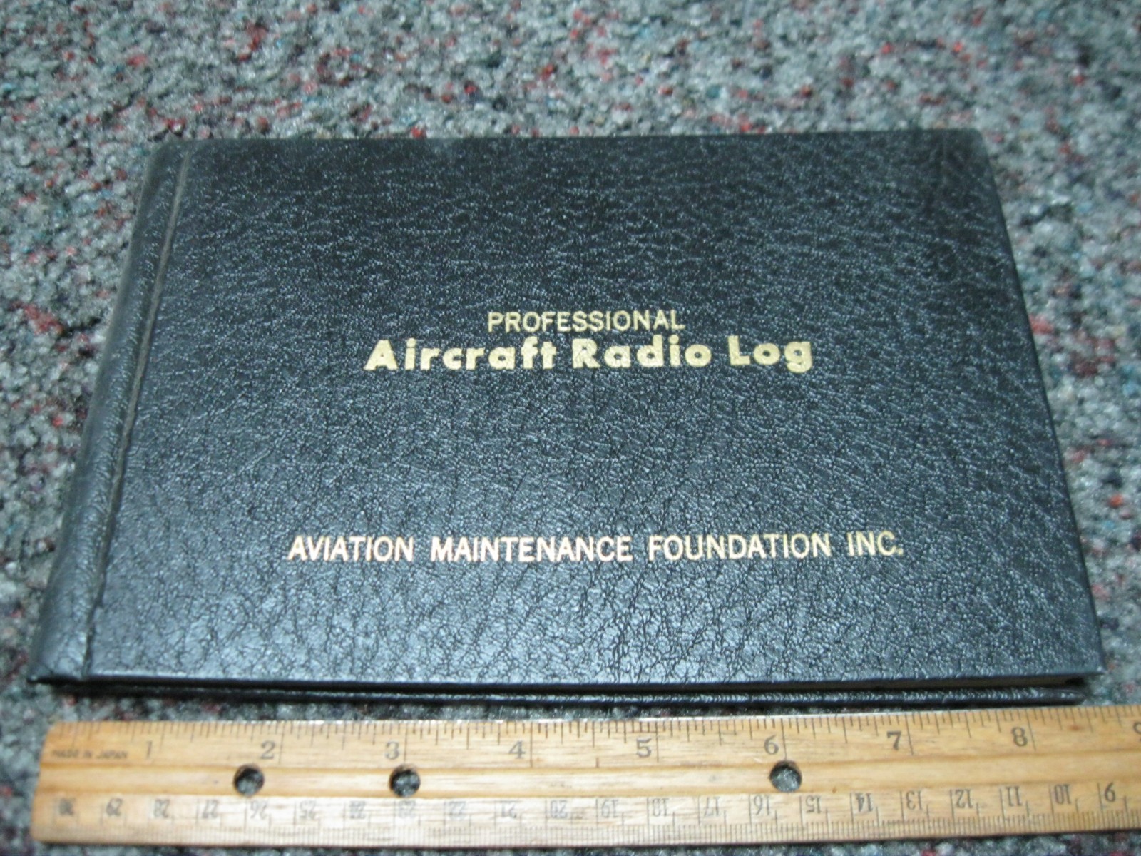 1974 Professional Aircraft Radio Log, Aviation Maintenance Foundation NEW OLD ST
