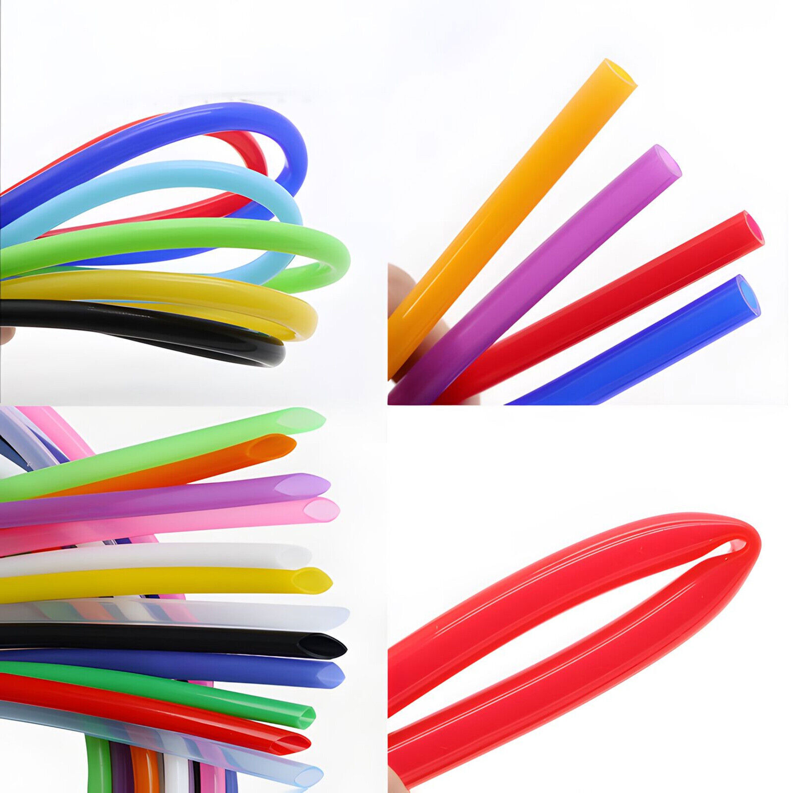 High Temp Food Grade Silicone Tube Flexible Rubber Pipe Various Colors & Sizes