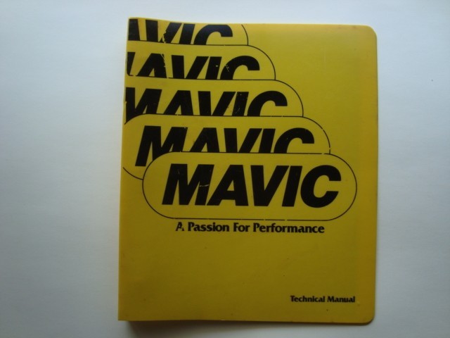 Vintage USA Road Race Bicycle MAVIC  6 page Catalog for headset / hubset / Z hub