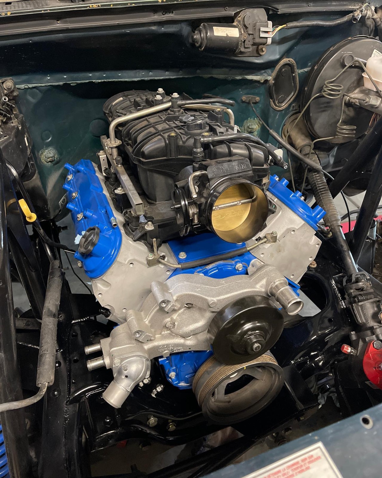 80-96 F100, F150, F250, F350. Full Size Bronco conversion swap mounts for gm ls