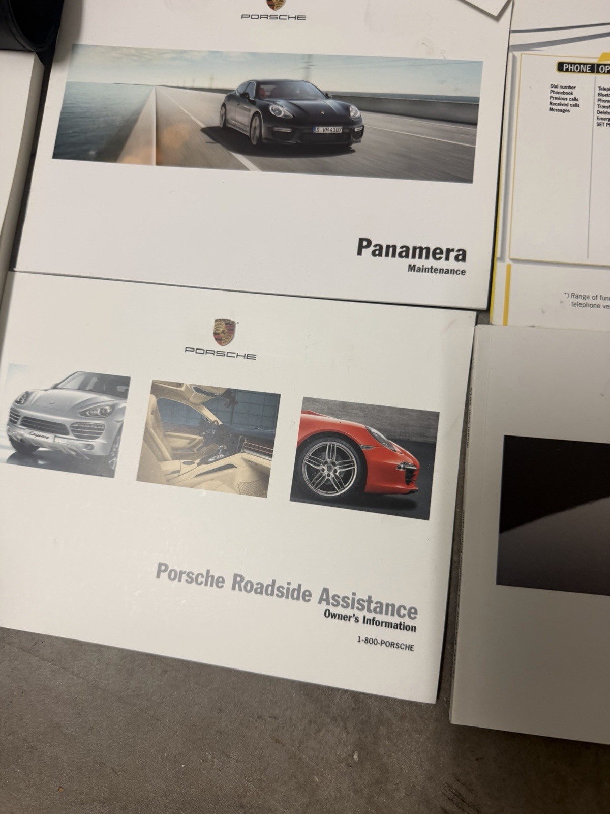 2015 Porsche Panamera Owners Manual & Portfolio 4 S 4S Executive GTS Turbo
