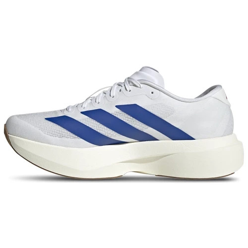 adidas adiZero Evo SL White Team Royal Blue Mens Size 8-13 Brand New Run Club