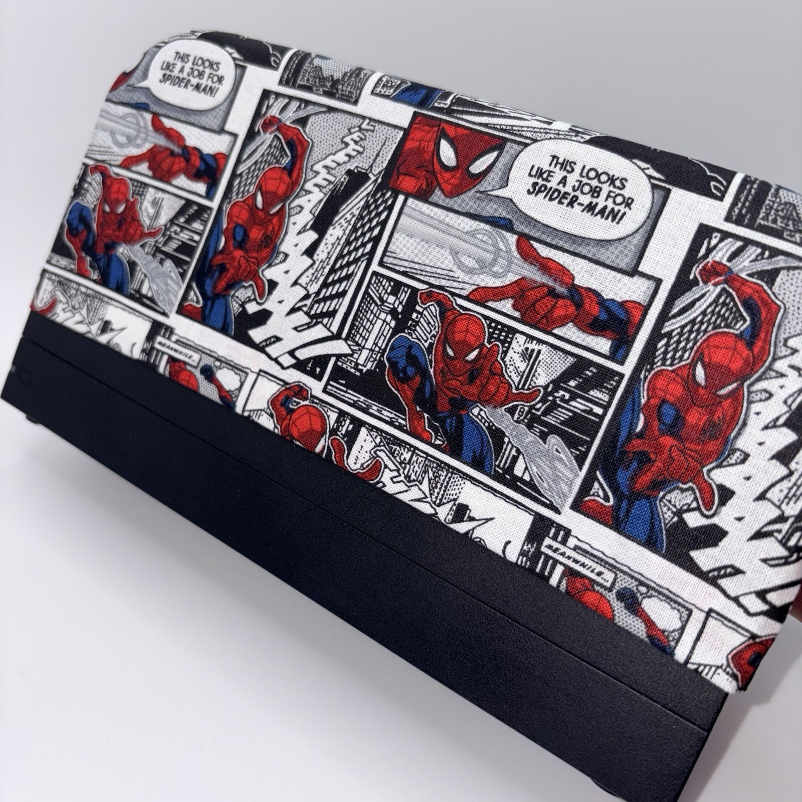 Nintendo Switch 2 Dock Cover Screen Protector Decor Sleeve Spiderman Comic Style