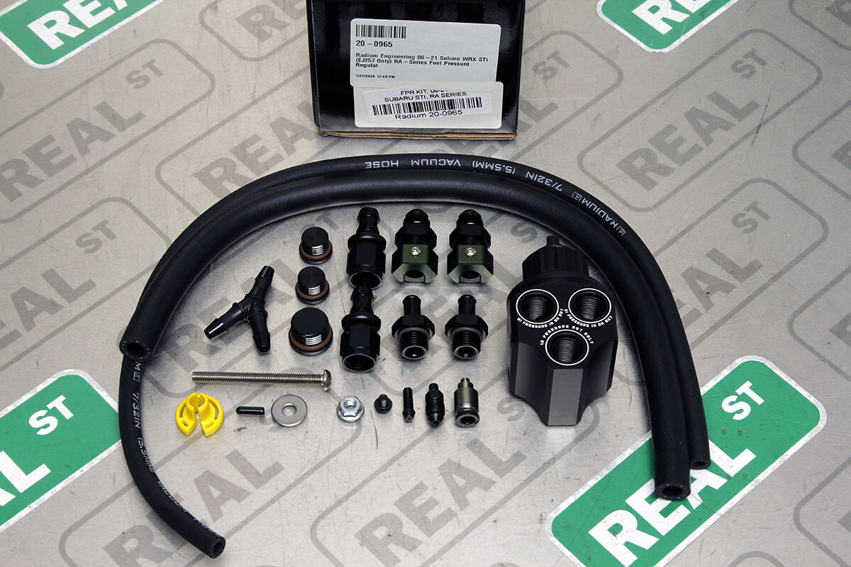 Radium RA-Series FPR Fuel Pressure Regulator Kit for Subaru STI 08-21 EJ257