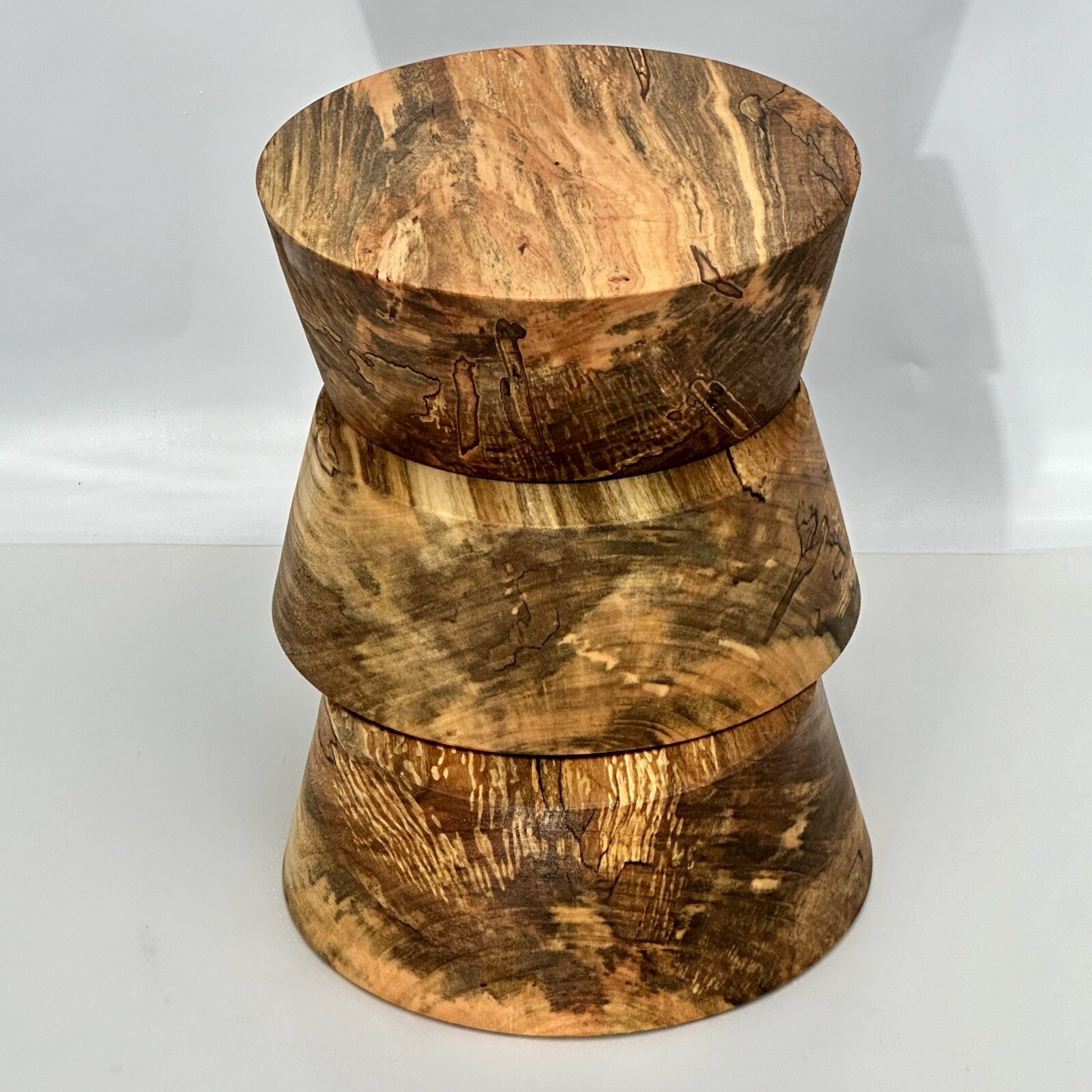 SPALTED MAPLE BOWL BLANKS, 10"X3.5" BULK LISTING, WOOD LATHE TURNING STOCK