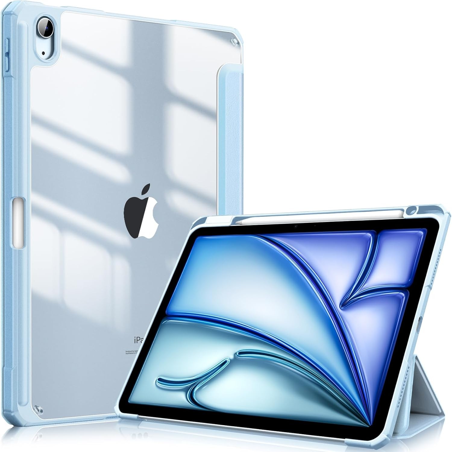 Hybrid Slim Case for iPad Air 11-inch M4/M3/M2 (2026/2025/2024) Shockproof Cover