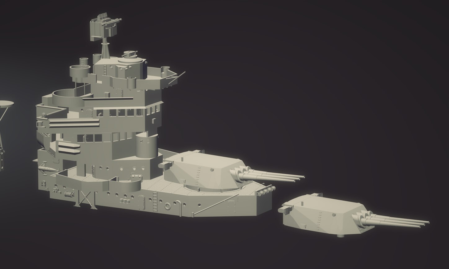 1/700 USS Astoria CA34 DELUXE Update Set for Trumpeter kit