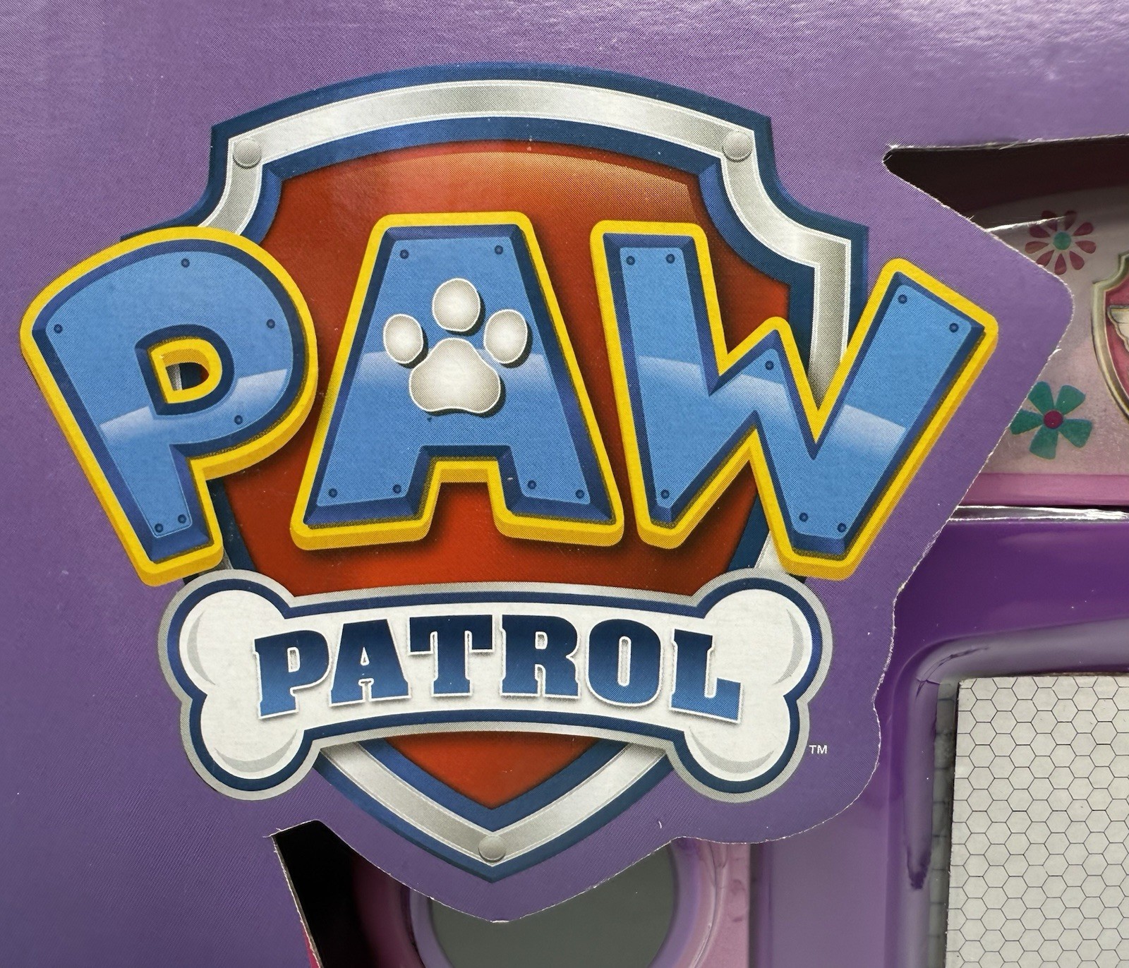 Nickelodeon Paw Patrol Magnetic Drawing Board Rainbow Pink Draw Write Erase New