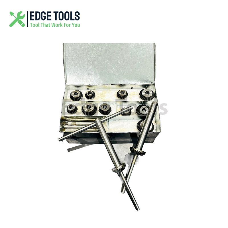 Engine Valve Seat Cutter Carbon Steel HCS Cutter Set 10 Pcs With Metal Box USA