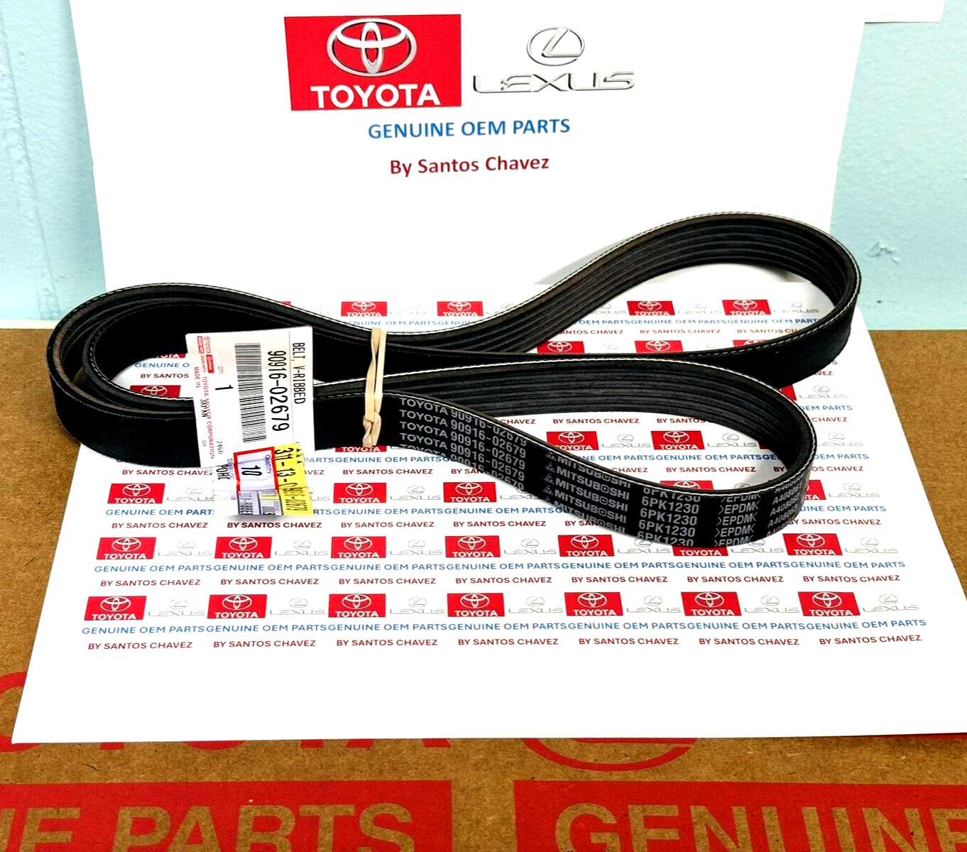 2010-2019 Toyota Corolla Serpentine Belt GENUINE OEM PART 90916-02679