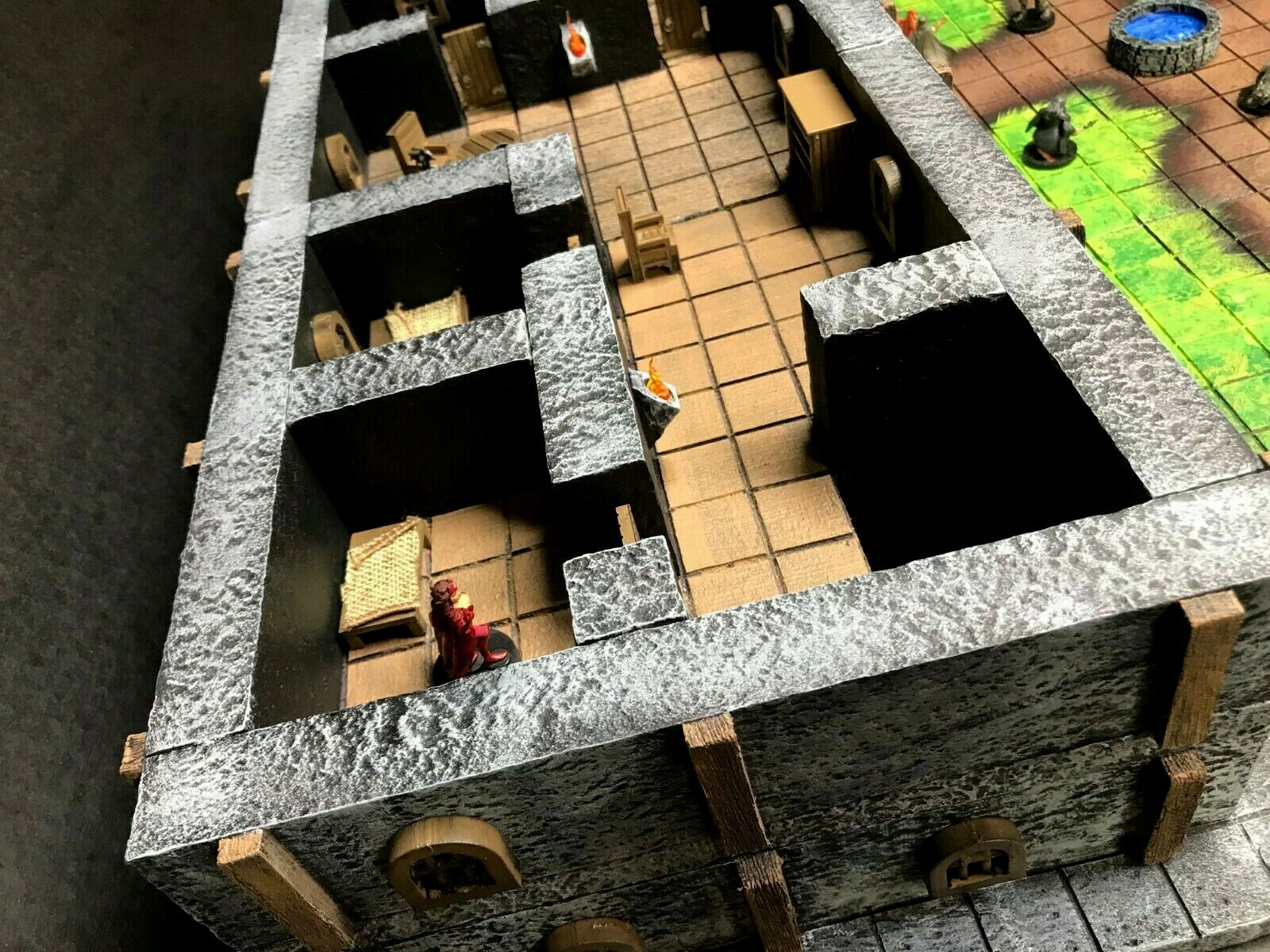 Tavern Inn Terrain Modular Set 28mm RPG Terrain for D&D