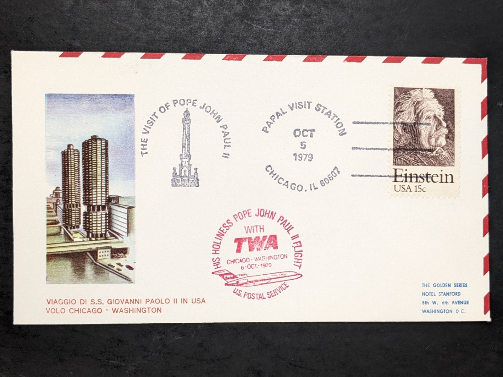 Pope John Paul II, The Golden Series Trip to Ireland, US & UN Covers