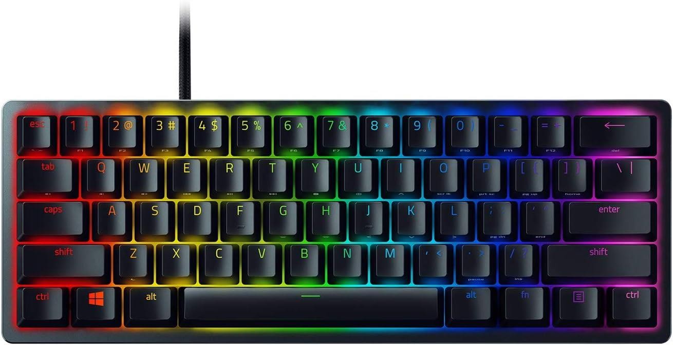 Razer Huntsman Optical Gaming Keyboard Mini 60% Layout Black Excellent Condition