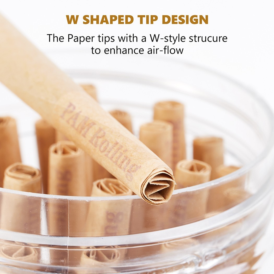 100Pack King Size W/Filter Tip Pre Rolled Cones with Cone Loader Stick and Tubes