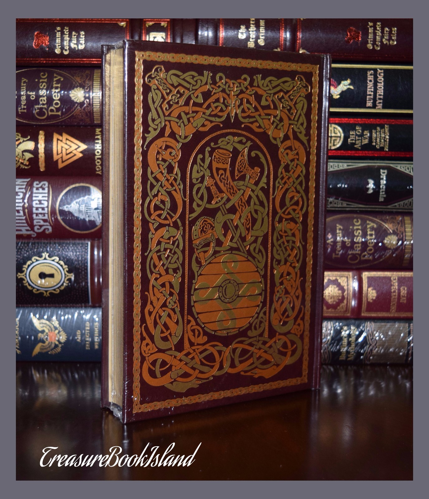 NEW Sealed Tales of Norse Mythology Viking Tales Illustrated Leather Hardcover