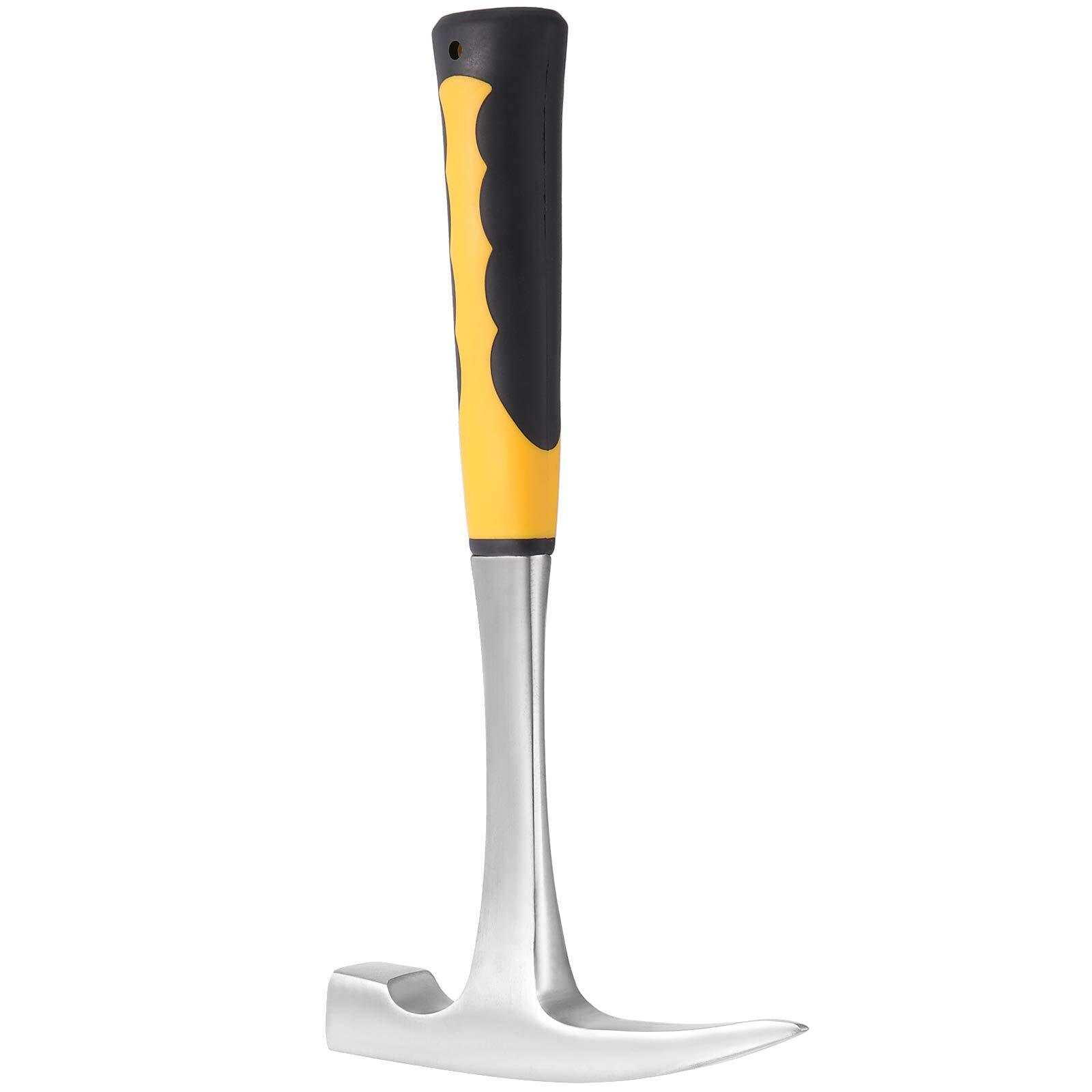 HAKZEON 32oz Rock Pick Hammer, 12 Inch Premium Carbon Steel Chipping Hammers