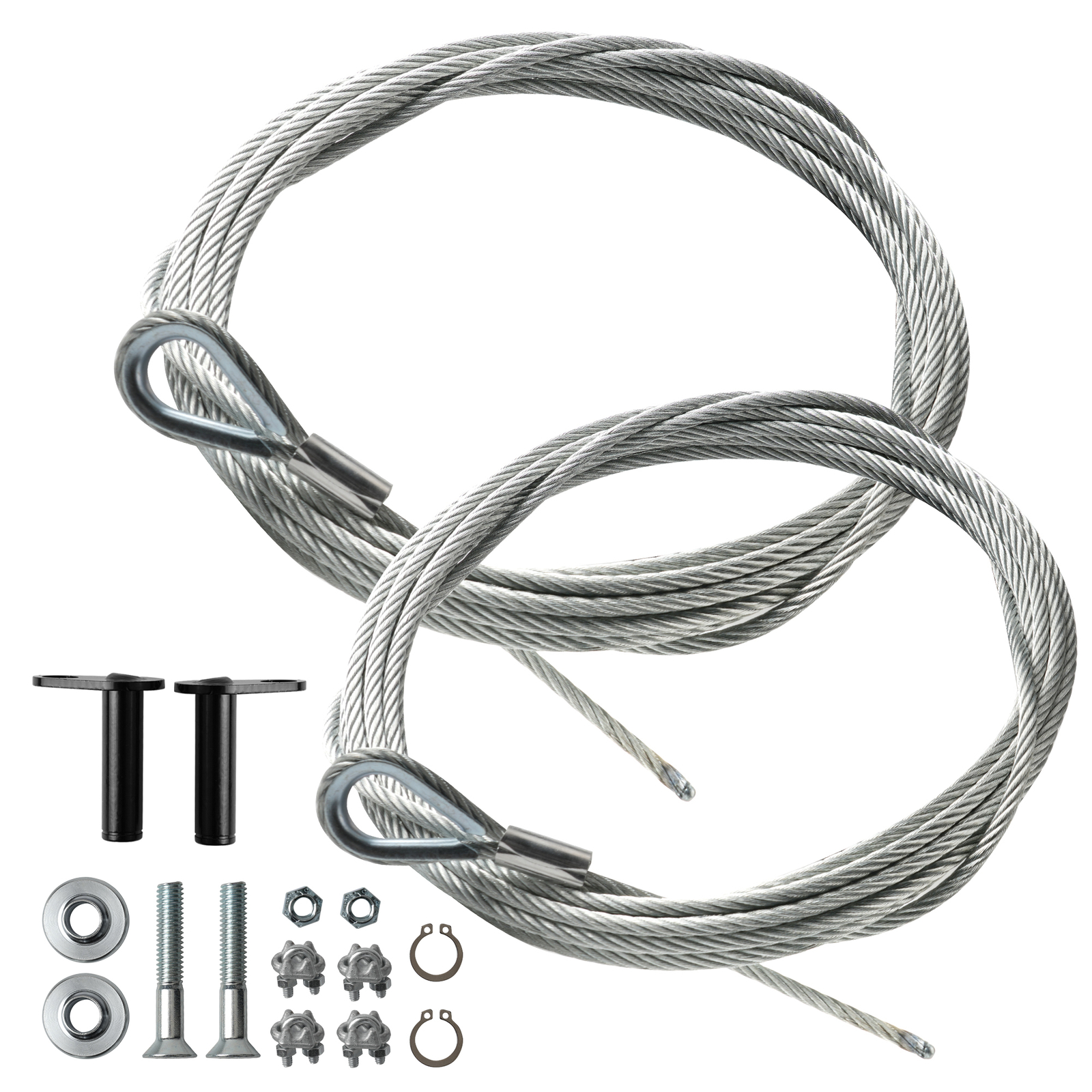 Fits Tommy Gate Lift gate 002939 Universal 7/32 Repair Cable Set w/hardware